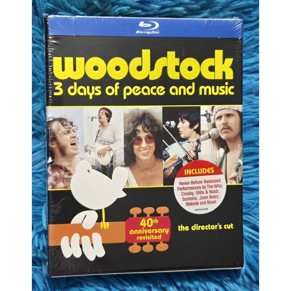 Warner Home Video Woodstock: 3 Days of Peace and Music (Blu-ray) R 224 min